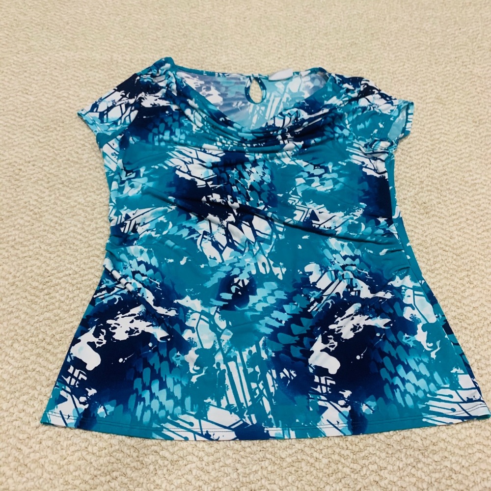 Vibrant blue top